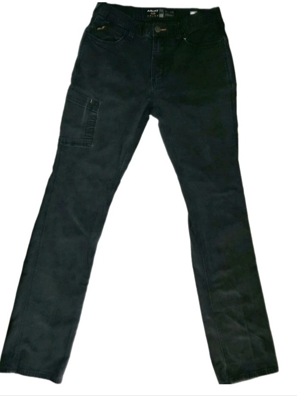 Ariat Rebar M4 Relaxed Durastetch Straight Leg Pants Size 32x38 Black Workwear